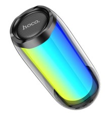 Портативна колонка HOCO HC8 Pulsating colorful luminous wireless speaker Black (6931474752857)