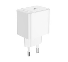 Мережевий зарядний пристрій BOROFONE BAS13A Erudite single port PD20W charger(EU) White (6941991104862)