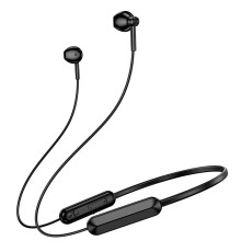 Бездротові навушники BOROFONE BE70 Light neck-hanging BT earphones obsidian black (6941991117046)