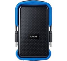 Зовнішній жорсткий диск PHD External 2.5'' Apacer USB 3.1 AC631 1TB Black/Blue (color box) (AP1TBAC631U-1)