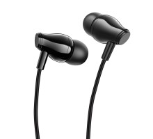 Навушники BOROFONE BM61 Wanderer universal earphones with mic Black (6931474746054)