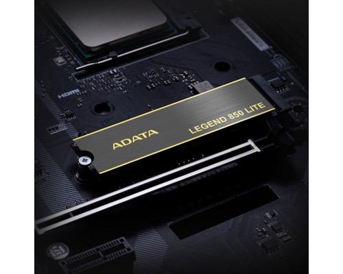 Накопичувач SSD M.2 ADATA LEGEND 850 LITE 1TB 2280 PCIe Gen 4x4 3D NAND Read/Write: 5000/3200 MB/sec (ALEG-850L-1000GCS)