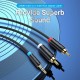 Аудіокабель Vention 3.5MM Male to 2-Male RCA Adapter Cable 1.5M Black (BCLBG) (BCLBG)