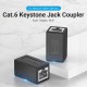 З'єднувач витої пари Vention Cat.6 FTP Keystone Jack Coupler White (IPVW0) (IPVW0)