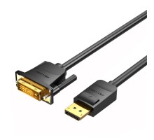 Кабель Vention DP to DVI Cable 2M Black (HAFBH) (HAFBH)