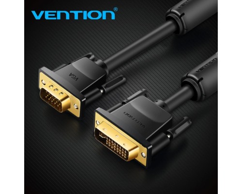 Кабель Vention DVI(24+5) to VGA Cable 3M Black (EACBI) (EACBI) Кабель Vention DVI(24+5) to VGA Cable 3M Black (EACBI) (EACBI)