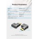 Адаптер Vention HDMI 270 Degree Male to Female Adapter Black (AINB0) (AINB0)