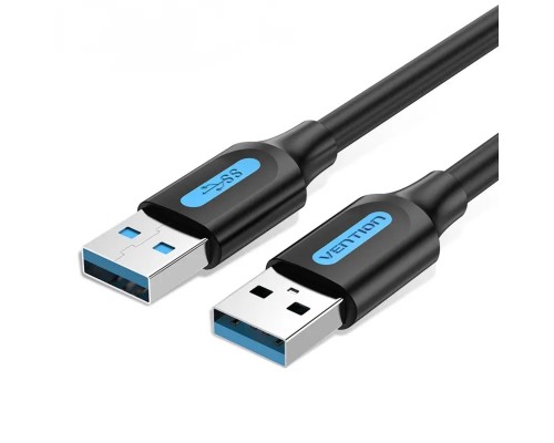 Кабель-подовжувач Vention USB 3.0 A Male to A Male Cable 0.5M Black PVC Type (CONBD) (CONBD) Кабель-подовжувач Vention USB 3.0 A Male to A Male Cable 0.5M Black PVC Type (CONBD) (CONBD)