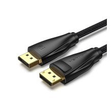 Кабель Vention DisplayPort, 1 м, v1.4  чорний, 8K 60 Hz, 4K 144Hz, 2K 165Hz, 1080P 240Hz (HCCBF) (HCCBF)