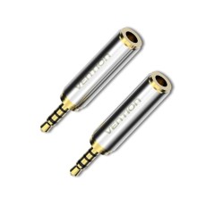 Адаптер Vention 2.5mm Male to 3.5mm Female Audio Adapter Silvery Metal Type (VAB-S02) (VAB-S02)