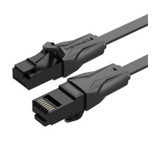 Мережевий кабель Vention Flat Cat.6 UTP Patch Cable 0.75M Black (IBABE)