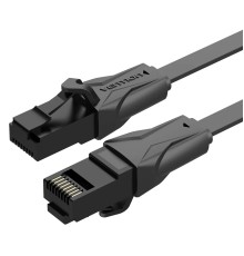 Мережевий кабель Vention Flat Cat.6 UTP Patch Cable 1.5M Black (IBABG)