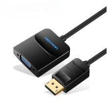 Перехідник Vention DP to VGA Converter 0.15M Black (HBFBB) (HBFBB)