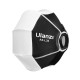 Нашийник для тварин WAUDOG Nylon Mono з QR паспортом, пластиковий фастекс L рожевий (52157)