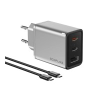 Мережевий зарядний пристрій EcoFlow RAPID 65W GaN Charger with 100W Cable (EFA-65W-GAN-CHARGER-EU) 