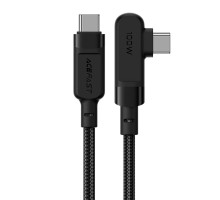 Кабель ACEFAST C5-03 USB-C to USB-C 100W right angled aluminum alloy 2m Black (6974316281016)