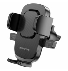 Автотримач для телефона BOROFONE BH69 air outlet car holder Black (6974443384413)