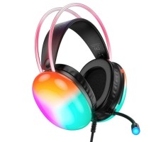 Навушники HOCO W109 Plus Rich USB7.1 channel gaming headphones Black (6942007609029)