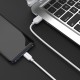 Кабель BOROFONE BX14 USB to Type-C 2.4A, 2m, PVC, TPE connectors, White (6957531090021)