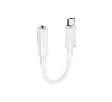 Перехідник BOROFONE BV22 Lemon digital audio conversion cable Type-C to 3.5 White (6941991117008)
