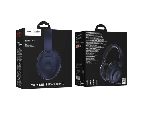Бездротові навушники HOCO W45 Enjoy BT headset Blue (6942007601207) Бездротові навушники HOCO W45 Enjoy BT headset Blue (6942007601207)