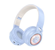 Навушники HOCO W50 Cute fun BT headphones Blue (6942007619592)