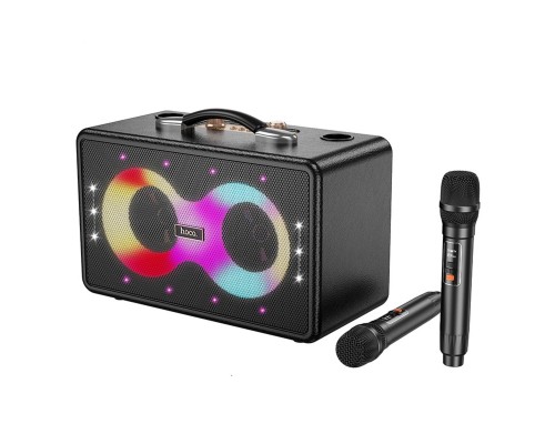 Портативна колонка HOCO HA8 Ave wireless dual-mic outdoor BT speaker Black (6942007629843) Портативна колонка HOCO HA8 Ave wireless dual-mic outdoor BT speaker Black (6942007629843)