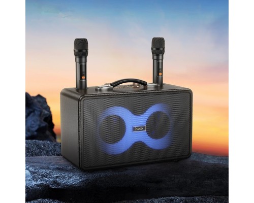 Портативна колонка HOCO HA8 Ave wireless dual-mic outdoor BT speaker Black (6942007629843) Портативна колонка HOCO HA8 Ave wireless dual-mic outdoor BT speaker Black (6942007629843)