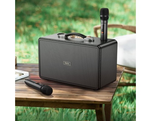 Портативна колонка HOCO HA8 Ave wireless dual-mic outdoor BT speaker Black (6942007629843) Портативна колонка HOCO HA8 Ave wireless dual-mic outdoor BT speaker Black (6942007629843)