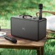 Портативна колонка HOCO HA8 Ave wireless dual-mic outdoor BT speaker Black (6942007629843)
