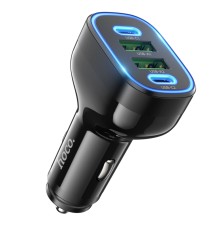 Автомобільний зарядний пристрій HOCO NZ11 Guide PD72W(2C2A) car charger Black (6942007602648)
