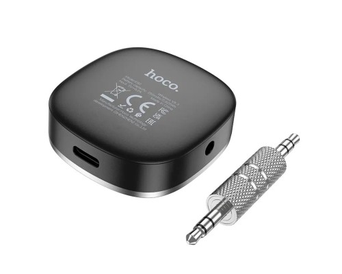 Bluetooth-ресивер HOCO E80 Travel car AUX BT receiver Black (6942007618908) Bluetooth-ресивер HOCO E80 Travel car AUX BT receiver Black (6942007618908)