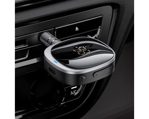 Bluetooth-ресивер HOCO E80 Travel car AUX BT receiver Black (6942007618908) Bluetooth-ресивер HOCO E80 Travel car AUX BT receiver Black (6942007618908)