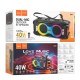 Портативна колонка HOCO HA9 Kayman dual-mic outdoor BT speaker Black (6942007629850)