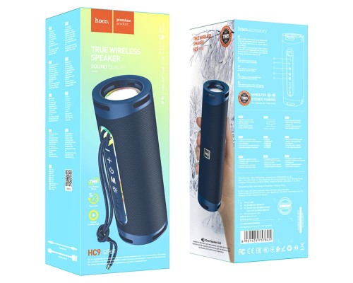 Портативна колонка HOCO HC9 Dazzling pulse sports BT speaker Navy Blue (6931474757845) Портативна колонка HOCO HC9 Dazzling pulse sports BT speaker Navy Blue (6931474757845)