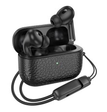 Бездротові навушники HOCO EQ9 Plus Duke true wireless ANC Noise Reduction BT headset Black (6942007612845)