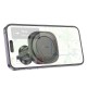 Автотримач для телефона HOCO H28 Rainbow ring magnetic car holder(air outlet) Black (6942007611459)