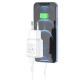 Мережевий зарядний пристрій HOCO C88A Star round dual port charger set (iP) 12W White (6931474749512)