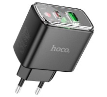 Мережевий зарядний пристрій HOCO CS42A Smart PD30W+QC3.0 charger (EU) Black (6942007620765)