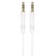 Аудіокабель BOROFONE BL16 Clear sound AUX audio cable White (6974443389173)