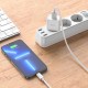 Мережевий зарядний пристрій HOCO C106A Leisure single port charger set(iP) 10.5W White (6931474783899)