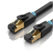 Кабель Vention Cat.8 SFTP Patch Cable 15M Black (IKABN) ()