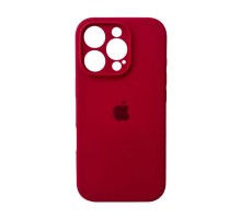 Чохол для смартфона Silicone Full Case AA Camera Protect for Apple iPhone 16 Pro Max 21,Rose Red (FullAAi16PM-21)