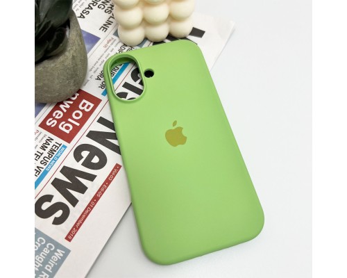 Чохол для смартфона Silicone Full Case AA Open Cam for Apple iPhone 16 1,Mint (FullOpenAAi16-1) Чохол для смартфона Silicone Full Case AA Open Cam for Apple iPhone 16 1,Mint (FullOpenAAi16-1)