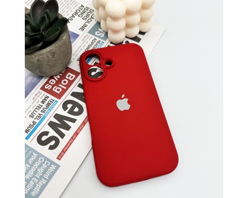 Чохол для смартфона Silicone Full Case AA Camera Protect for Apple iPhone 16 21,Rose Red (FullAAi16-21) Чохол для смартфона Silicone Full Case AA Camera Protect for Apple iPhone 16 21,Rose Red (FullAAi16-21)