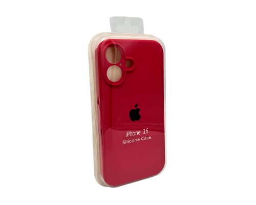 Чохол для смартфона Silicone Full Case AA Camera Protect for Apple iPhone 16 20,China Red (FullAAi16-20) Чохол для смартфона Silicone Full Case AA Camera Protect for Apple iPhone 16 20,China Red (FullAAi16-20)