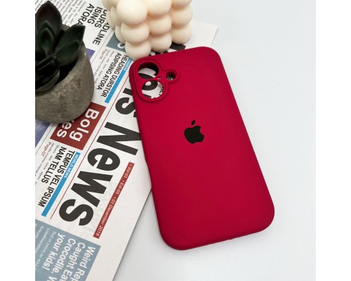 Чохол для смартфона Silicone Full Case AA Camera Protect for Apple iPhone 16 20,China Red (FullAAi16-20) Чохол для смартфона Silicone Full Case AA Camera Protect for Apple iPhone 16 20,China Red (FullAAi16-20)