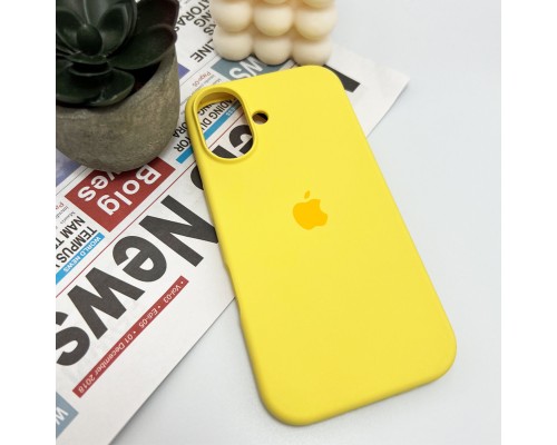 Чохол для смартфона Silicone Full Case AA Open Cam for Apple iPhone 16 4,Yellow (FullOpenAAi16-4) Чохол для смартфона Silicone Full Case AA Open Cam for Apple iPhone 16 4,Yellow (FullOpenAAi16-4)