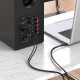 Аудіокабель BOROFONE BL11 3.5mm to double RCA audio cable Black (6974443382204)