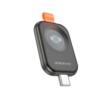 Бездротовий зарядний пристрій BOROFONE BQ25A Wireless charger for iWatch metal Gray (6941991115127)